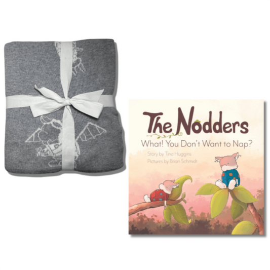 Plush Nodder Blanket with a Free Signed Nodder Book - The Nodders